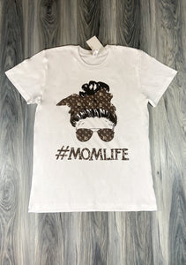 MOM LIFE TEE - WHITE